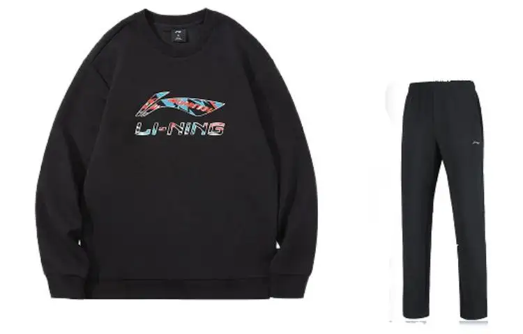 Li Ning Casual Sportswear Men's Crew Neck Moderate