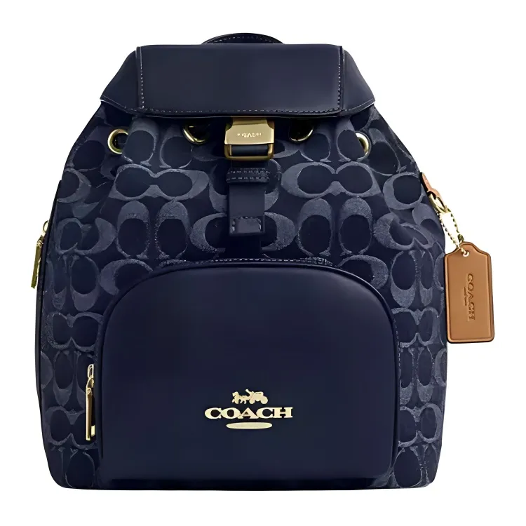 COACH Cotton Backpack Small Women's Blue
