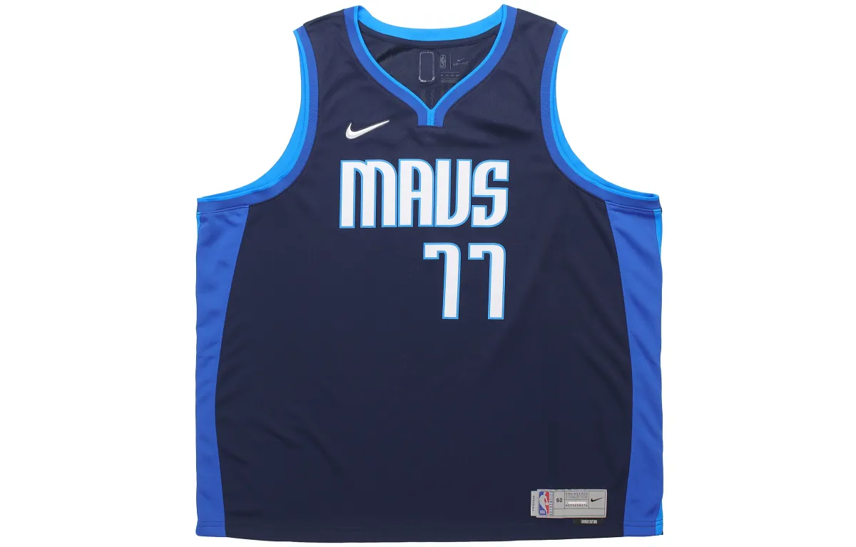 Nike NBA Basketball Jerseys Men's Navy Blue Moderate Straight Fit