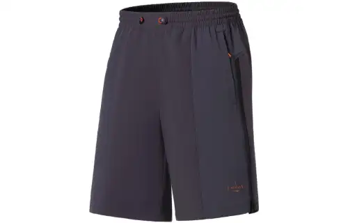 Li Ning Fitness Series Casual Shorts Men's Gray Moderate