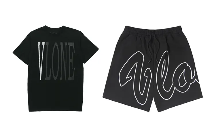 VLONE Casual Sportswear Unisex Crew Neck Moderate