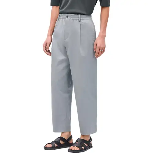 HERMES SS25 Casual Pants Men's Gray