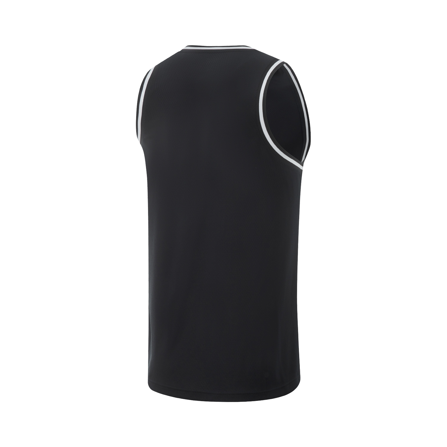 Li Ning Professional Basketball Collection Basketball Suit Men’s Black/Black And White Webbing