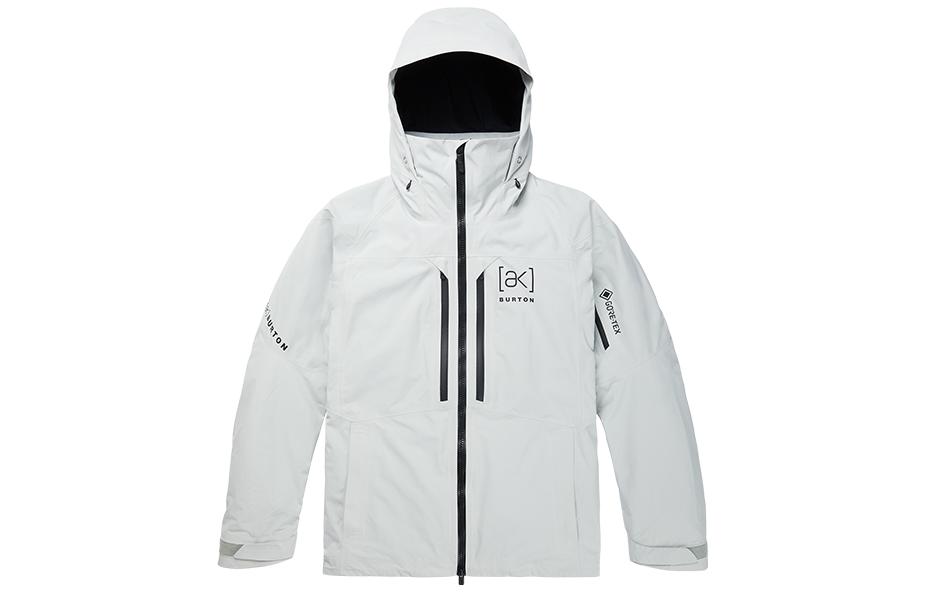 BURTON AK SWASH GORE-TEX 2L слово Материнская печать с замками капюшон водонепроницаемый Ветрозащитный воздухопроницаемый удерживающий тепло Лыжная куртка мужской стиль белый