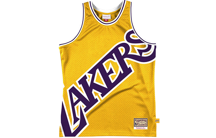 Mitchell Ness Basketball Jerseys Men’s Yellow Moderate Straight Fit