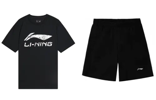 Li Ning Casual Sportswear Men's Crew Neck Moderate