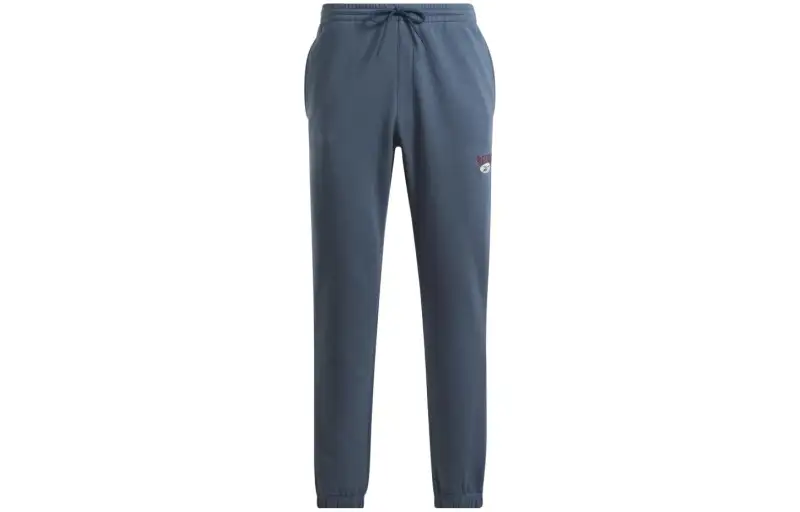Reebok Casual Pants Unisex Blue Moderate Cuffed Pants
