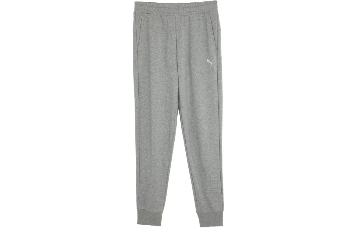 PUMA PANTS EMBOSSED Casual Pants Unisex Gray