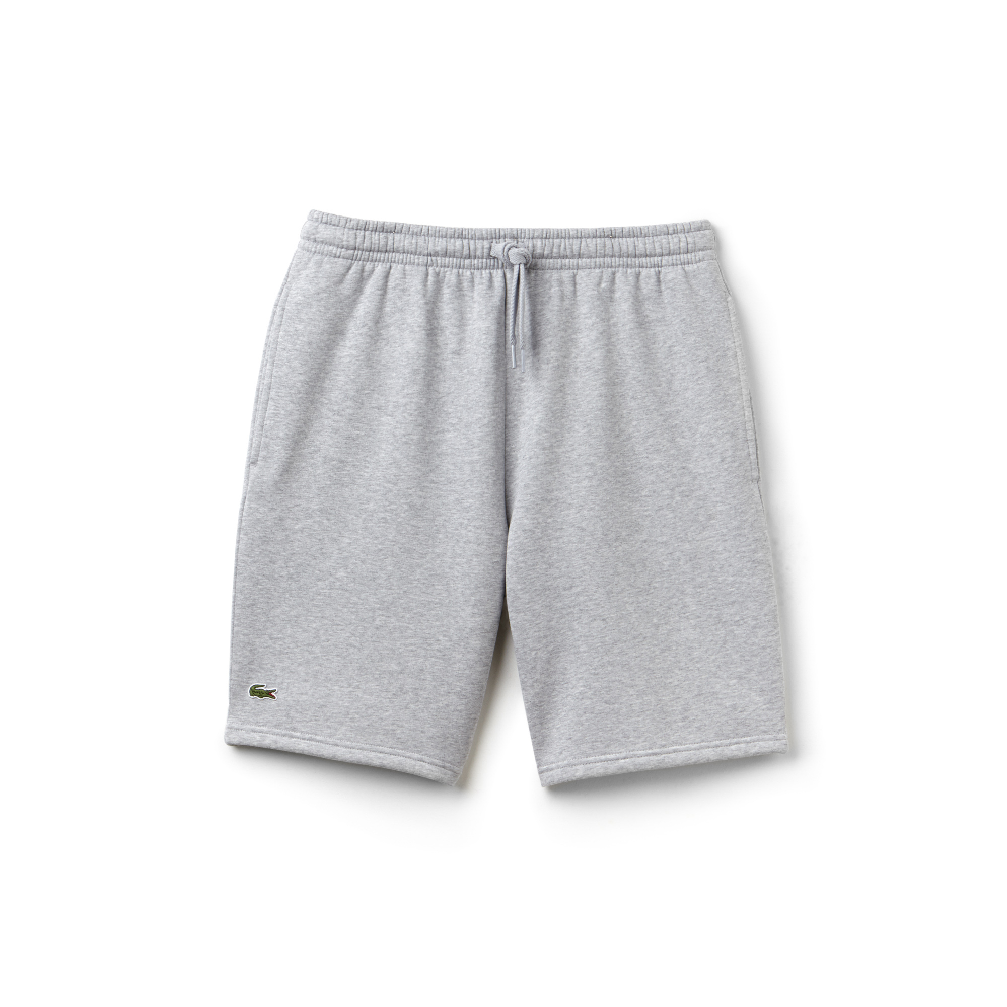 LACOSTE French Crocodile SS23 Solid Gray Shorts Men's Gray