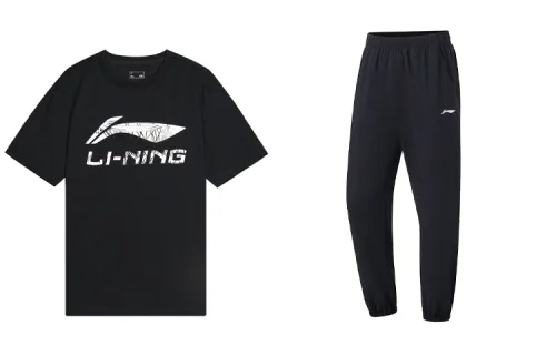 Li Ning Casual Sportswear Men's Crew Neck Moderate