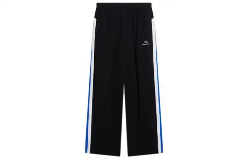 Balenciaga Casual Pants Regular Fit Men's Black