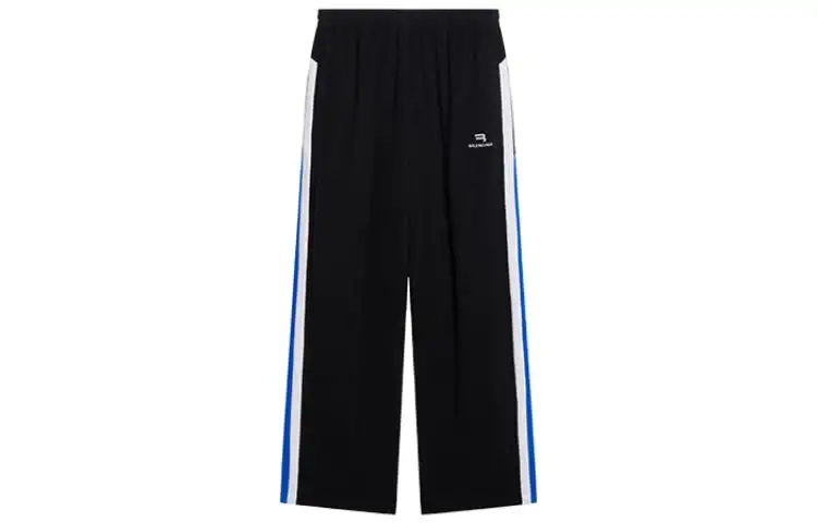 Balenciaga Casual Pants Regular Fit Men's Black