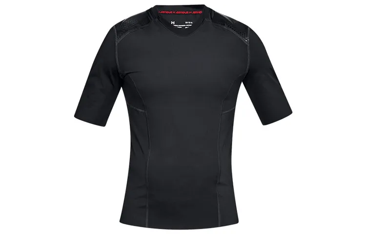 Under Armour Fitness Clothing Men's Black Moderate Nipped-in Waist