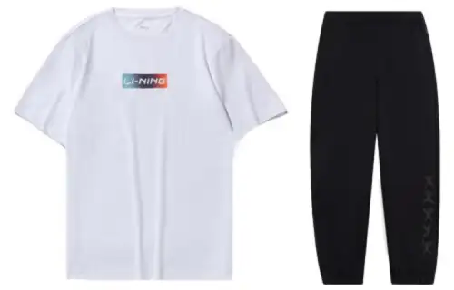 Li Ning Casual Sportswear Unisex Crew Neck Moderate