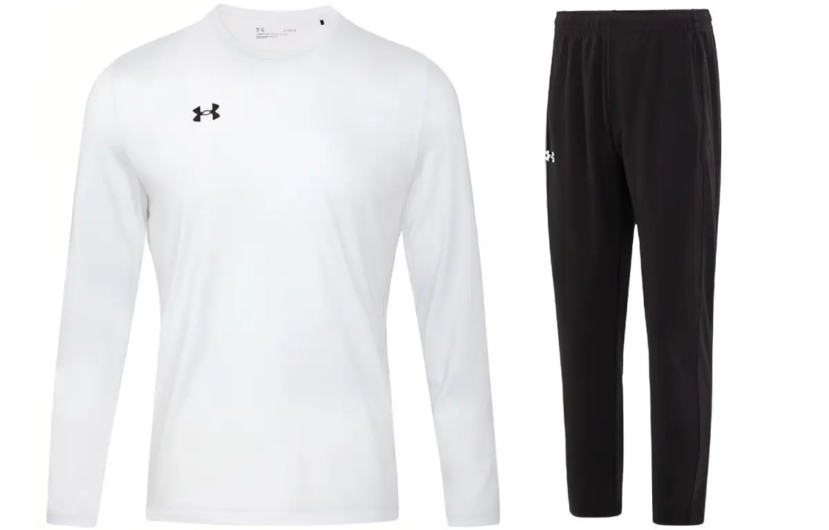 Under Armour Casual Sportswear Sets Men's Crew Neck Moderate