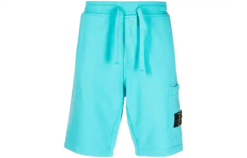 STONE ISLAND Compass Patch Drawstring Cargo Shorts