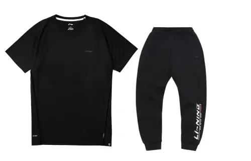Li Ning Casual Sportswear Men's Crew Neck Moderate