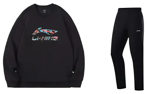 Li Ning Casual Sportswear Men's Crew Neck Moderate