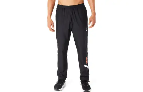 ASICS A I M Casual Pants Men's Black Moderate Straight Fit Pants