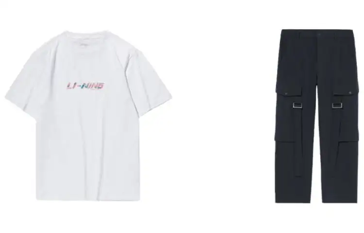 Li Ning Casual Sportswear Men's Crew Neck Moderate