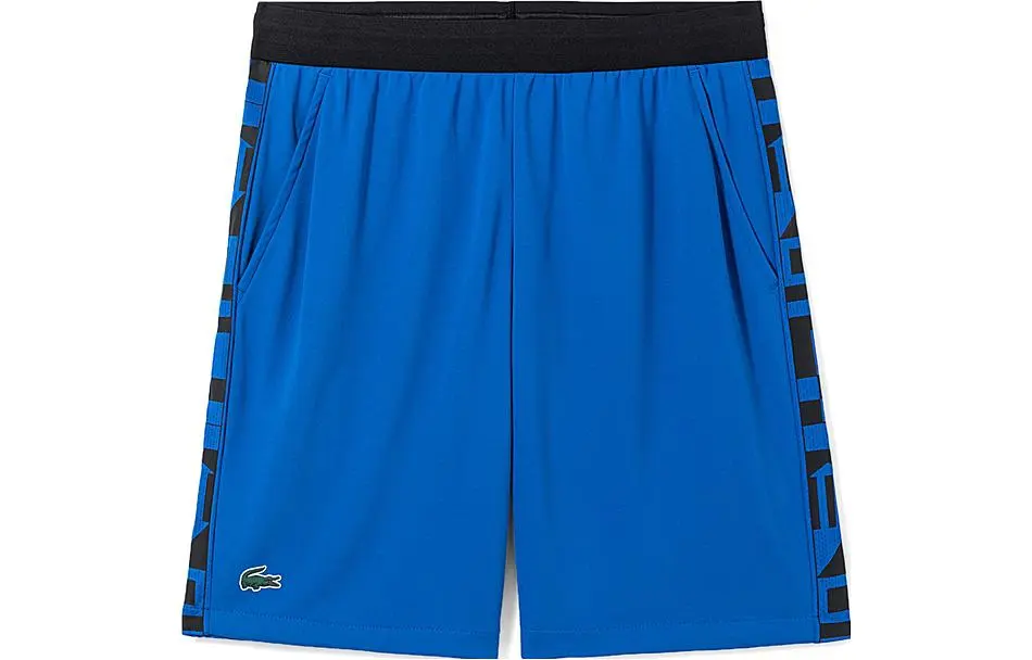 LACOSTE Casual Shorts Men's Blue/Black