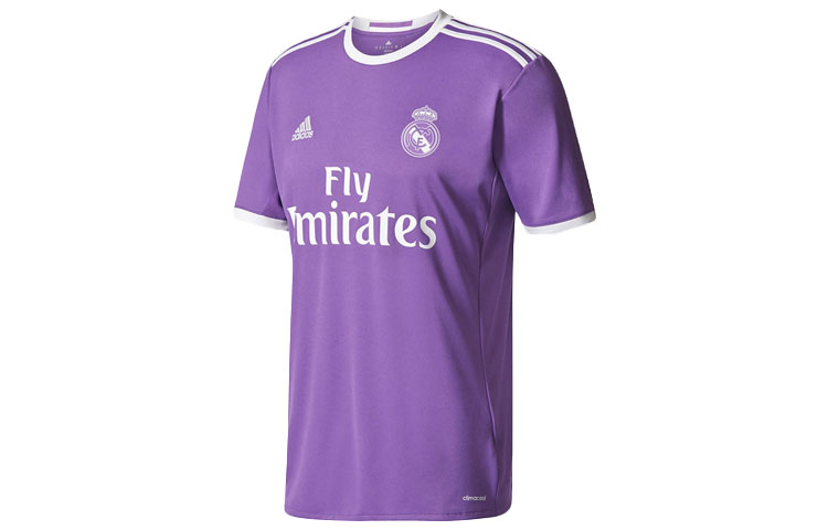 Adidas, royal football purple football uniform for leisure for training, with short sleeve