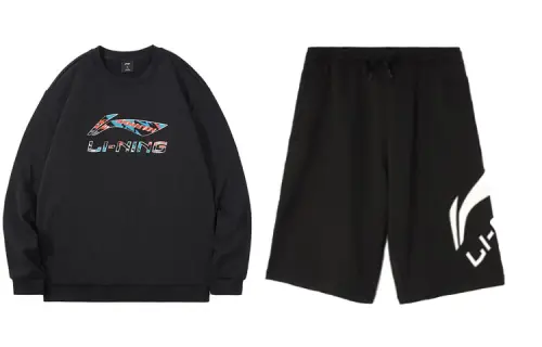 Li Ning Casual Sportswear Men's Crew Neck Moderate