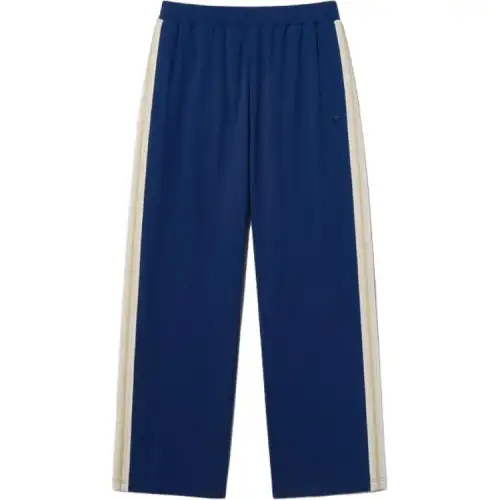 FILA Casual Pants Unisex Blue Moderate Straight Fit Pants