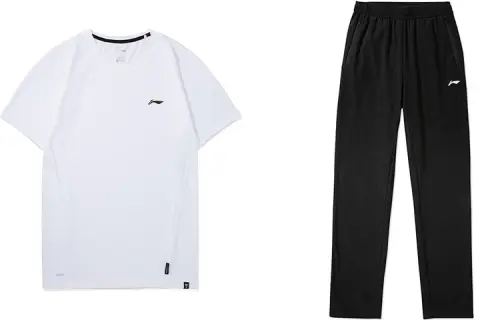 Li Ning Casual Sportswear Men's Crew Neck Moderate