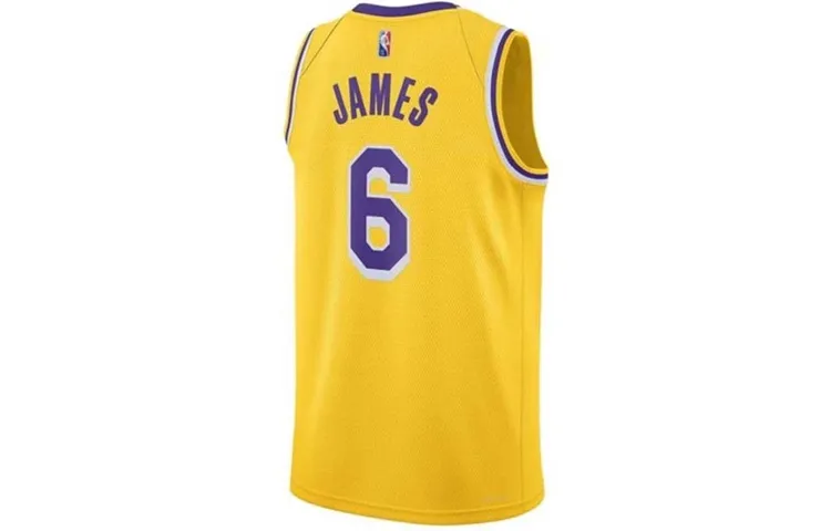Nike Basketball Jersey Men's Yellow