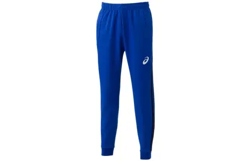 ASICS M KNT LG PNT Casual Pants Men's Blue Moderate Cuffed Pants
