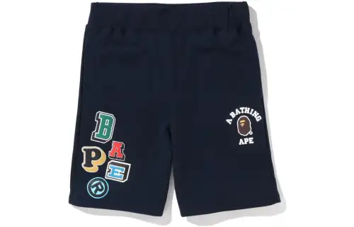 Bape Multi Fonts Sweat Shorts
