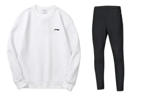 Li Ning Casual Sportswear Men's Crew Neck Moderate