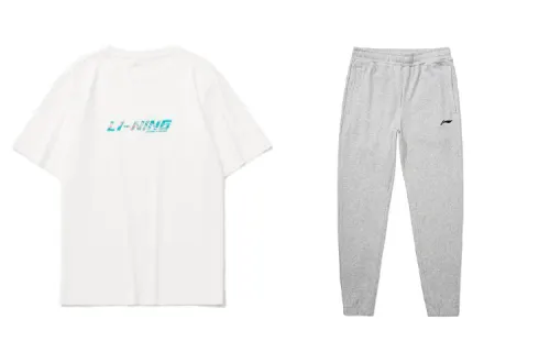 Li Ning Casual Sportswear Men's Crew Neck Moderate
