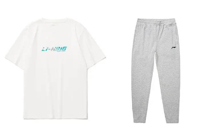 Li Ning Casual Sportswear Men's Crew Neck Moderate