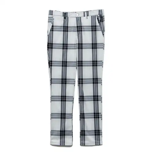 FILA Casual Pants Men's Beige Moderate Slim Fit Pants