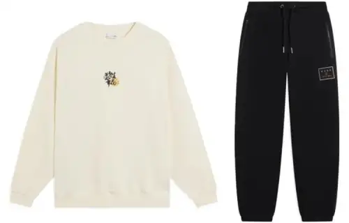 Li Ning Casual Sportswear Men's Crew Neck Moderate