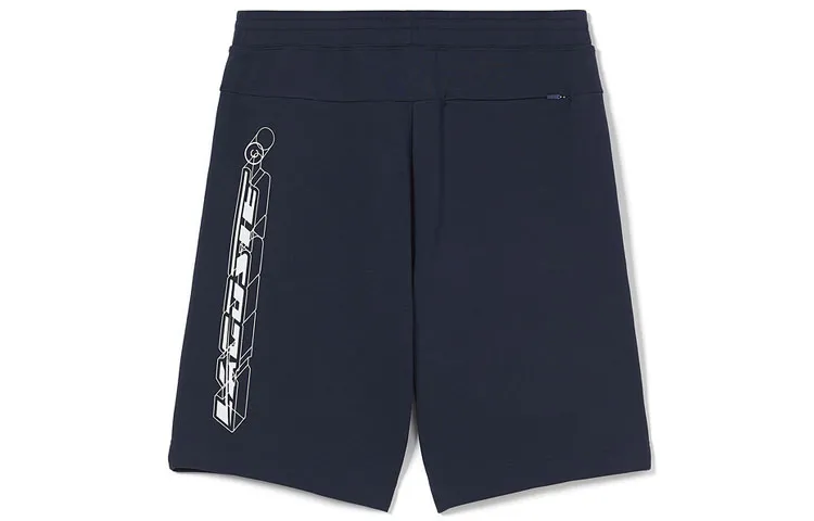 LACOSTE Casual Shorts Men's Navy Blue Moderate