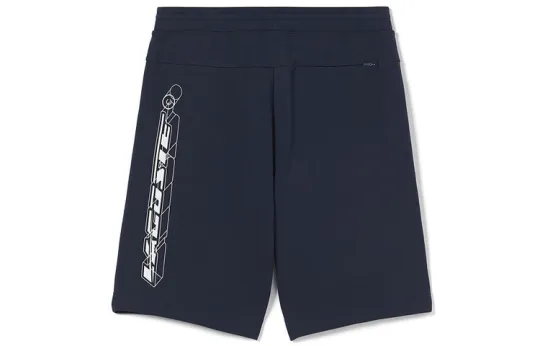 LACOSTE Casual Shorts Men's Navy Blue Moderate