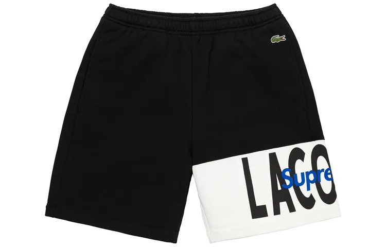 Supreme Lacoste Logo Panel Sweatshort