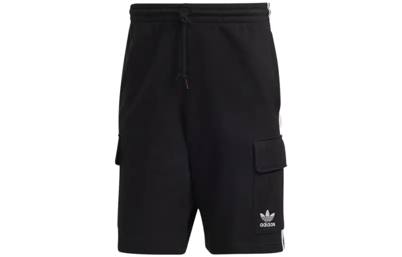 Adidas Originals Casual Shorts Men's Black Moderate