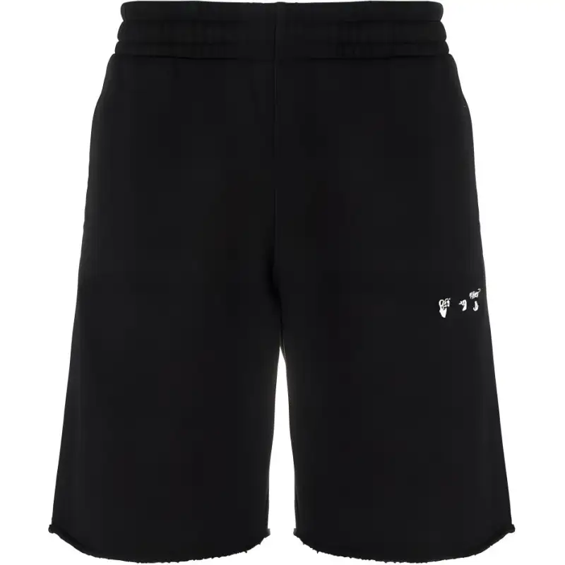 OFF WHITE SS21 Sports Shorts Men's Black Moderate