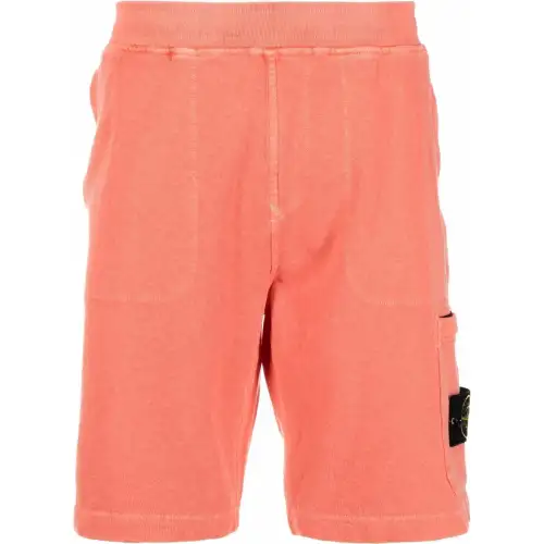 STONE ISLAND Casual Shorts Men's Orange Moderate