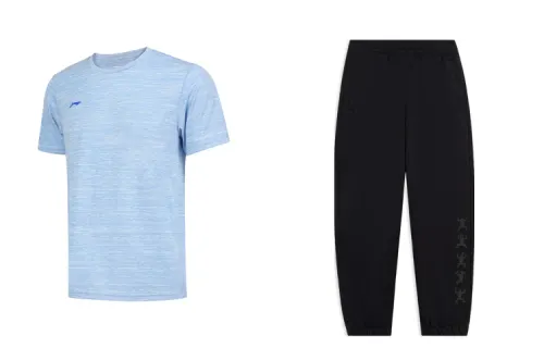 Li Ning Casual Sportswear Men's Crew Neck Moderate