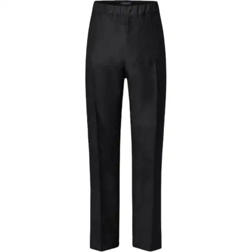 Lv Silk And Wool Blend Drawstring Pants