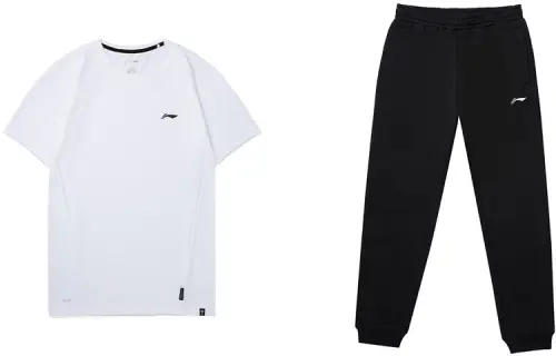 Li Ning Casual Sportswear Men's Crew Neck Moderate