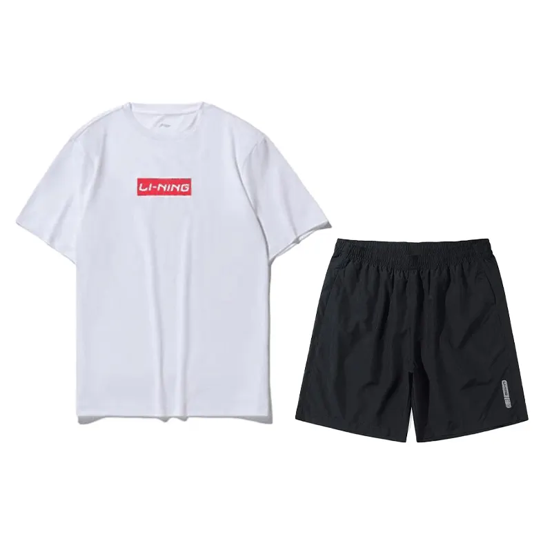 Li Ning Casual Sportswear Men's Crew Neck Moderate