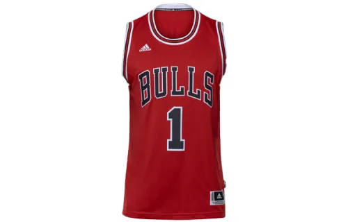 Adidas Fan Edition Chicago Bulls Derrick Rose No. 1 Jersey Basketball Vest Men's Red
