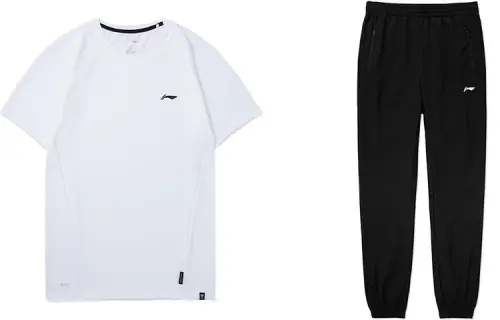 Li Ning Casual Sportswear Men's Crew Neck Moderate