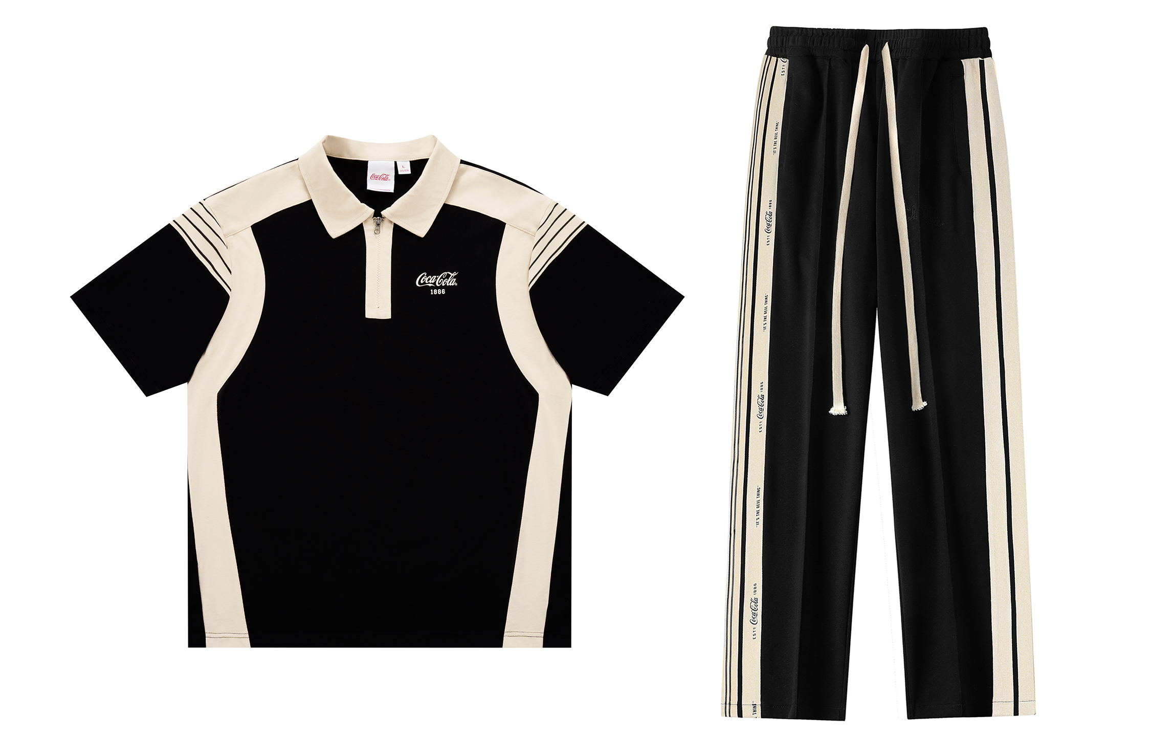 Coca Cola Casual Sweatpants Set Unisex